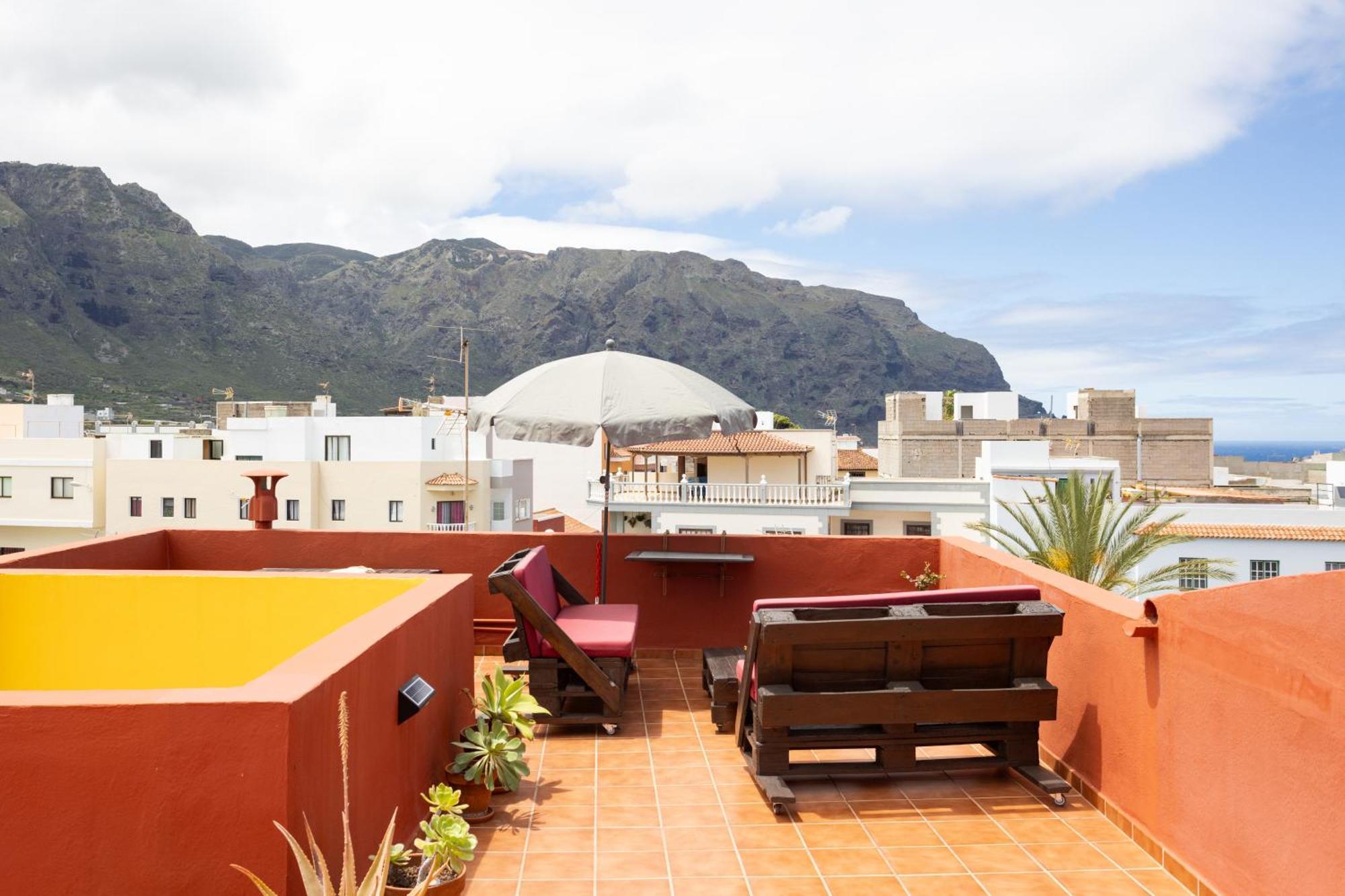 Tenohomes Rustic House With Terrace & Nature Views Buenavista Del Norte Exterior photo
