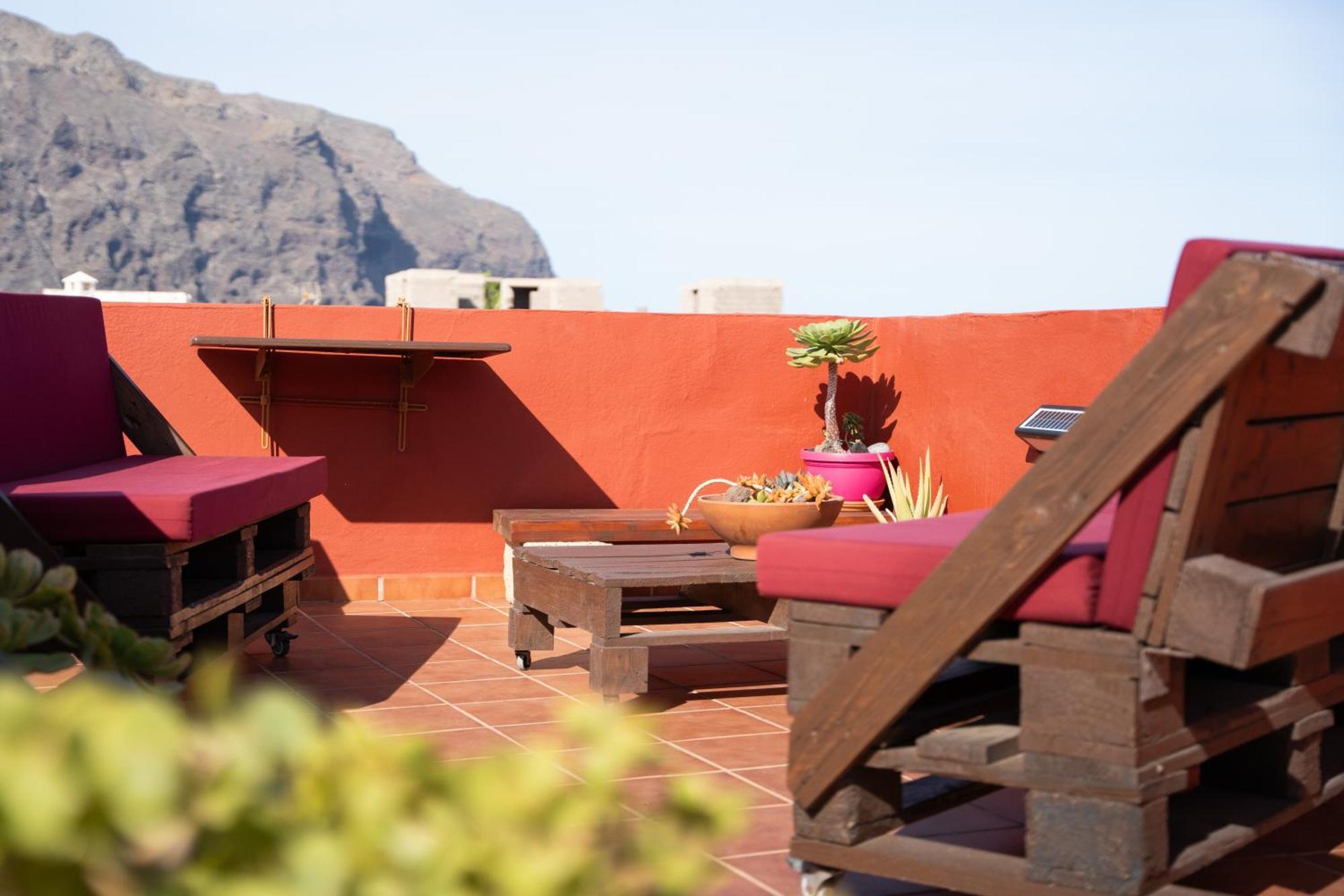 Tenohomes Rustic House With Terrace & Nature Views Buenavista Del Norte Exterior photo